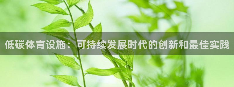 意昂体育3招商电话是多少：低碳体育设施：可持续发展时